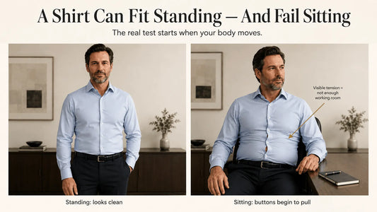 How Should a Dress Shirt Fit a Man With a Belly or Fuller Chest?